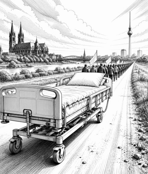 pflegekrise-ver-di-marsch-pflegebett-magdeburg-berlin
