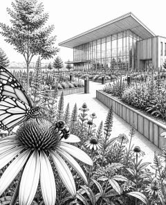 phoenix-library-pollinator-garten-almeda-fire