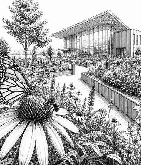 phoenix-library-pollinator-garten-almeda-fire