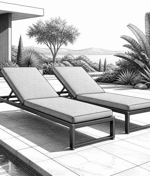 songmics-gcb24gy-2er-set-klappbare-gartenliege-mit-6-cm-matratze