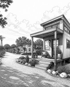 tiny-house-dorf-texas-500-frauen-warten