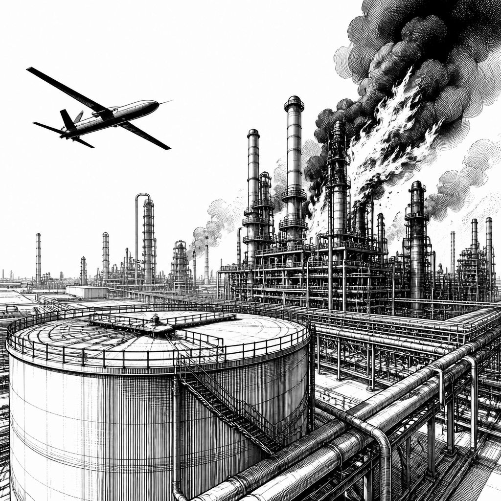 Ukraine greift Rosneft-Raffinerie in Saratov an und treibt Energie-Preisschwankungen an Ukraine greift Rosneft-Raffinerie in Saratov an und treibt Energie-Preisschwankungen an