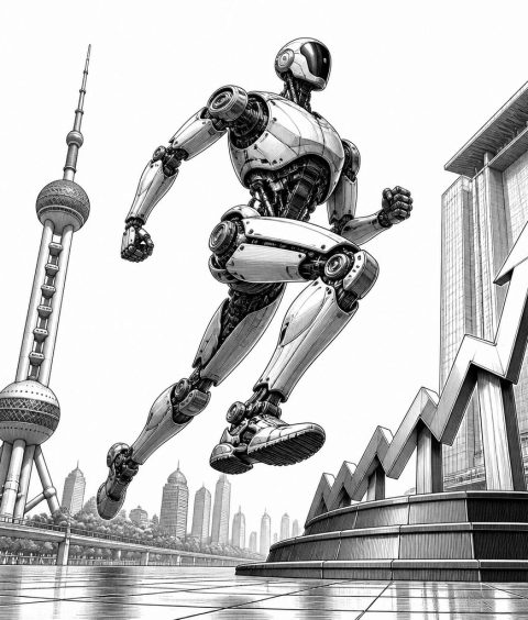 unitree-feiert-shanghai-debuet-humanoide-robotik