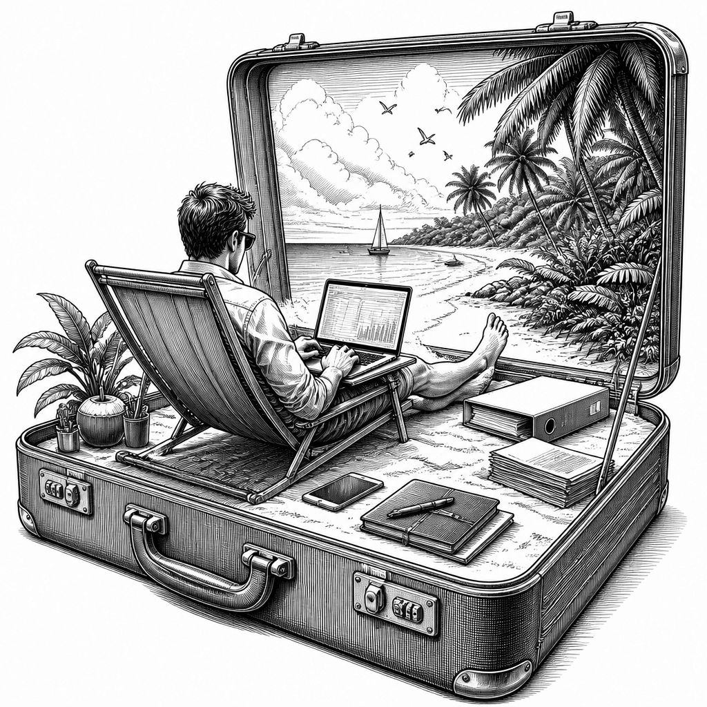 Urlaubstief nach Sommerferien: 61,6 % arbeiten im Urlaub, Jobwechsel-Druck steigt Urlaubstief nach Sommerferien: 61,6 % arbeiten im Urlaub, Jobwechsel-Druck steigt