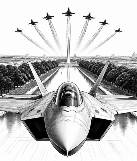 us-militaerflugvorfuehrungen-vor-freedom-250-washington-dc
