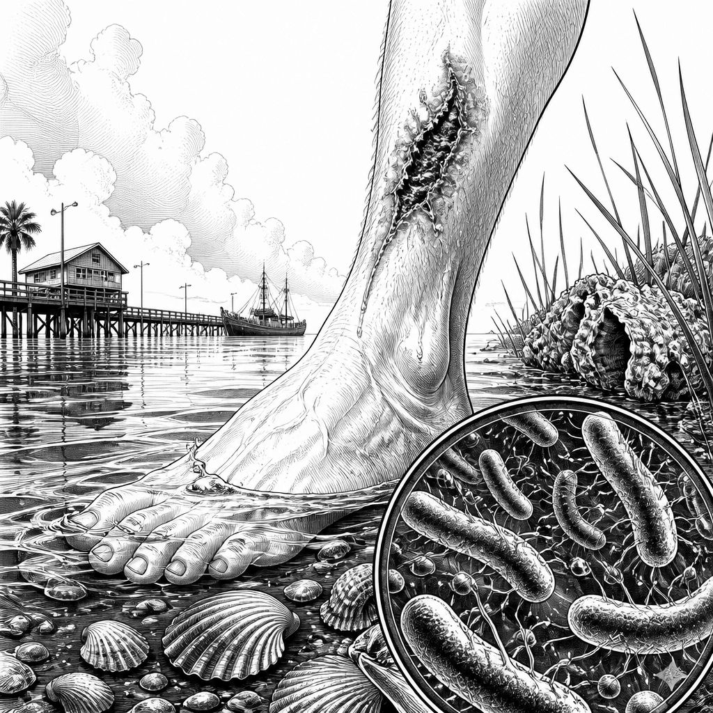 Vibrio vulnificus in Louisiana: Warum warme Küstengewässer für Risikogruppen gefährlich werden Vibrio vulnificus in Louisiana: Warum warme Küstengewässer für Risikogruppen gefährlich werden