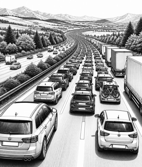 viel-stau-ferienzeit-adac-a7-nadel-oer