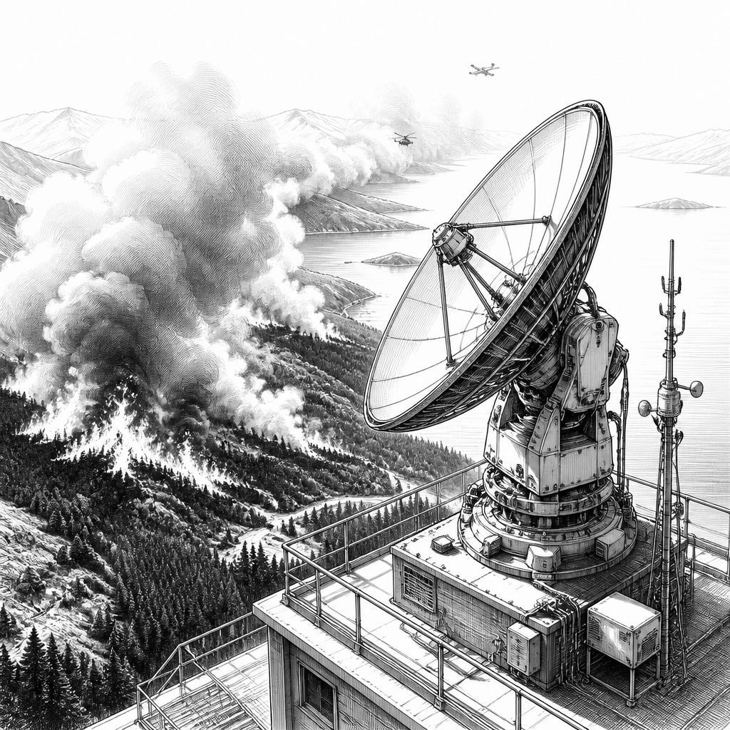 Waldbrände in Europa: Satellitenbilder, Windrisiken und Rückkehrpläne im Fokus Waldbrände in Europa: Satellitenbilder, Windrisiken und Rückkehrpläne im Fokus