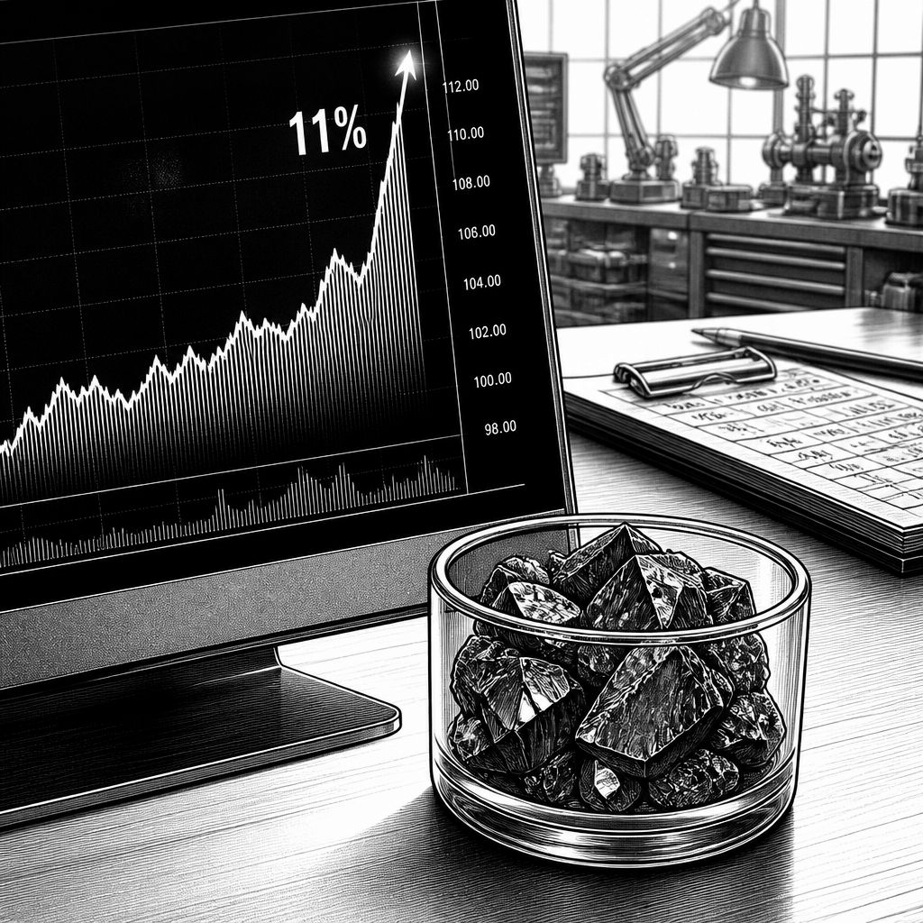 Almonty Aktie springt um 11% nach Freigabe für kommerzielle Wolframproduktion Almonty Aktie springt um 11% nach Freigabe für kommerzielle Wolframproduktion