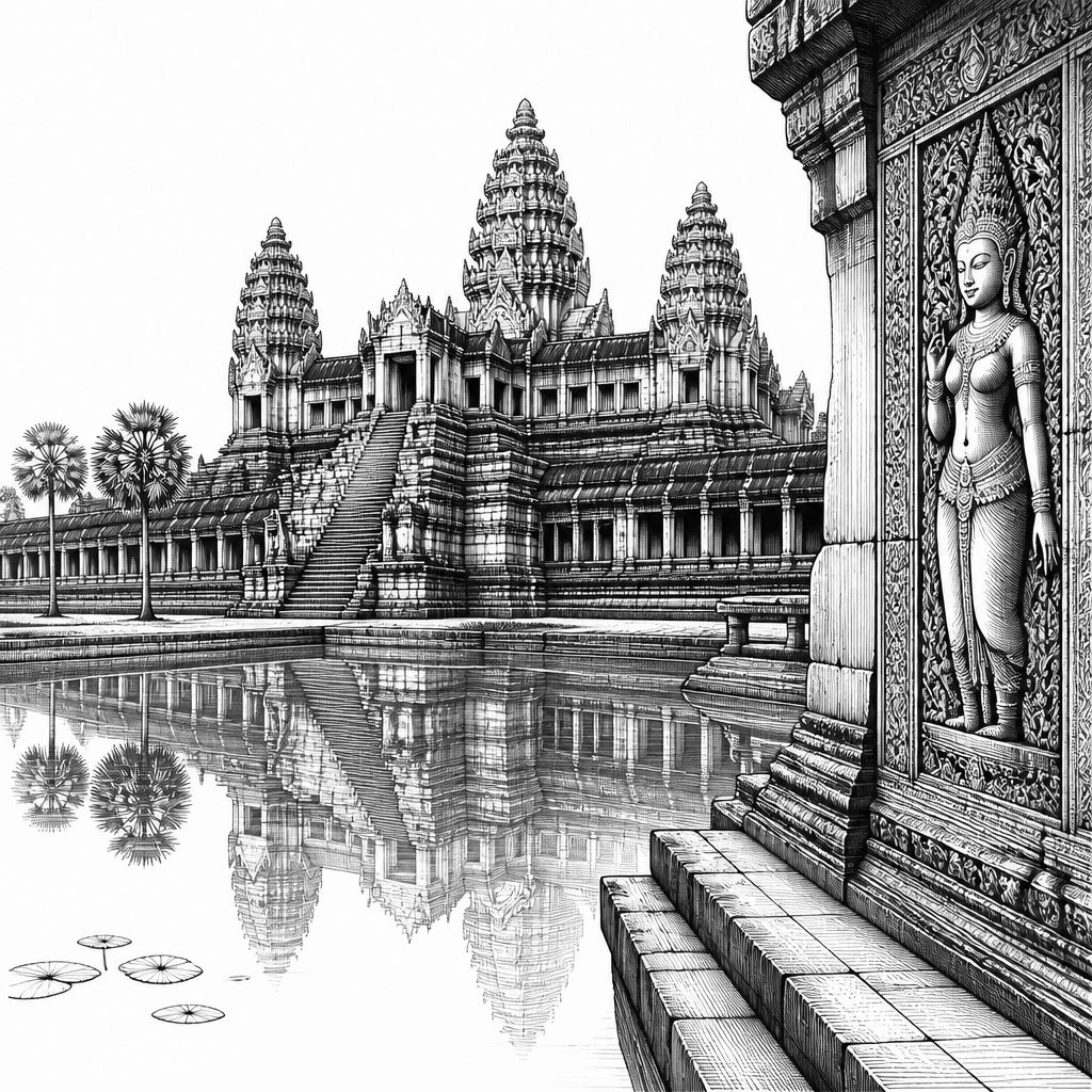 Angkor Wat: Khmer-Pracht, Geometrie und die doppelte Religionsgeschichte Angkor Wat: Khmer-Pracht, Geometrie und die doppelte Religionsgeschichte