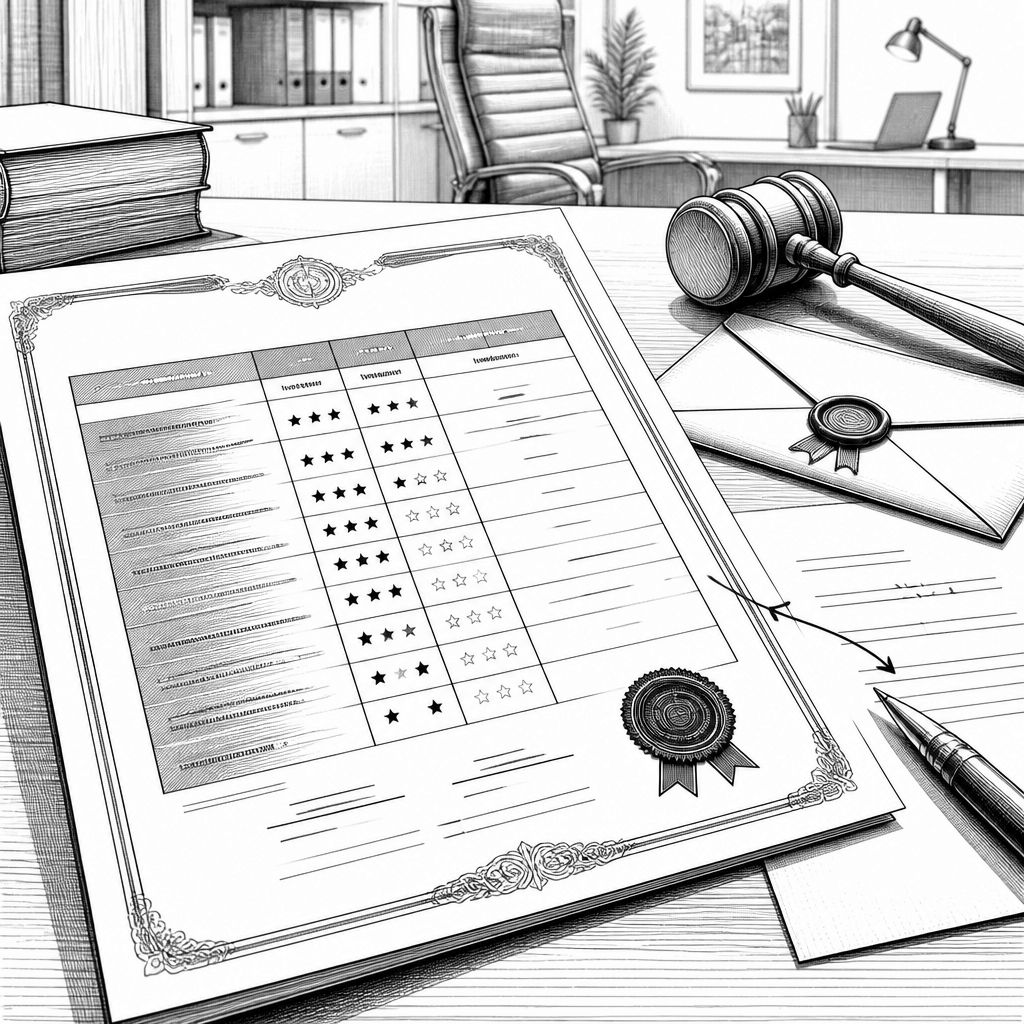 Arbeitszeugnis in Tabellenform: Gericht stoppt standardisierte Notenlogik Arbeitszeugnis in Tabellenform: Gericht stoppt standardisierte Notenlogik