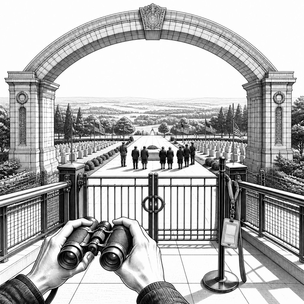Arlington-Arch mit Aussichtsterrasse: Datenschutz- und Protokollfragen für Trauerorte Arlington-Arch mit Aussichtsterrasse: Datenschutz- und Protokollfragen für Trauerorte