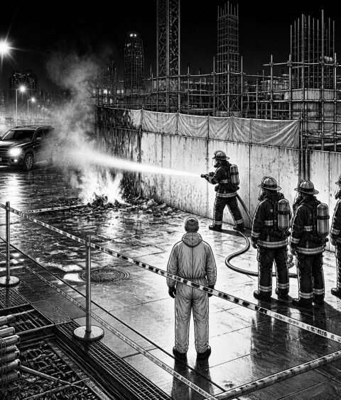 ai-arson-defense-construction-site-munich