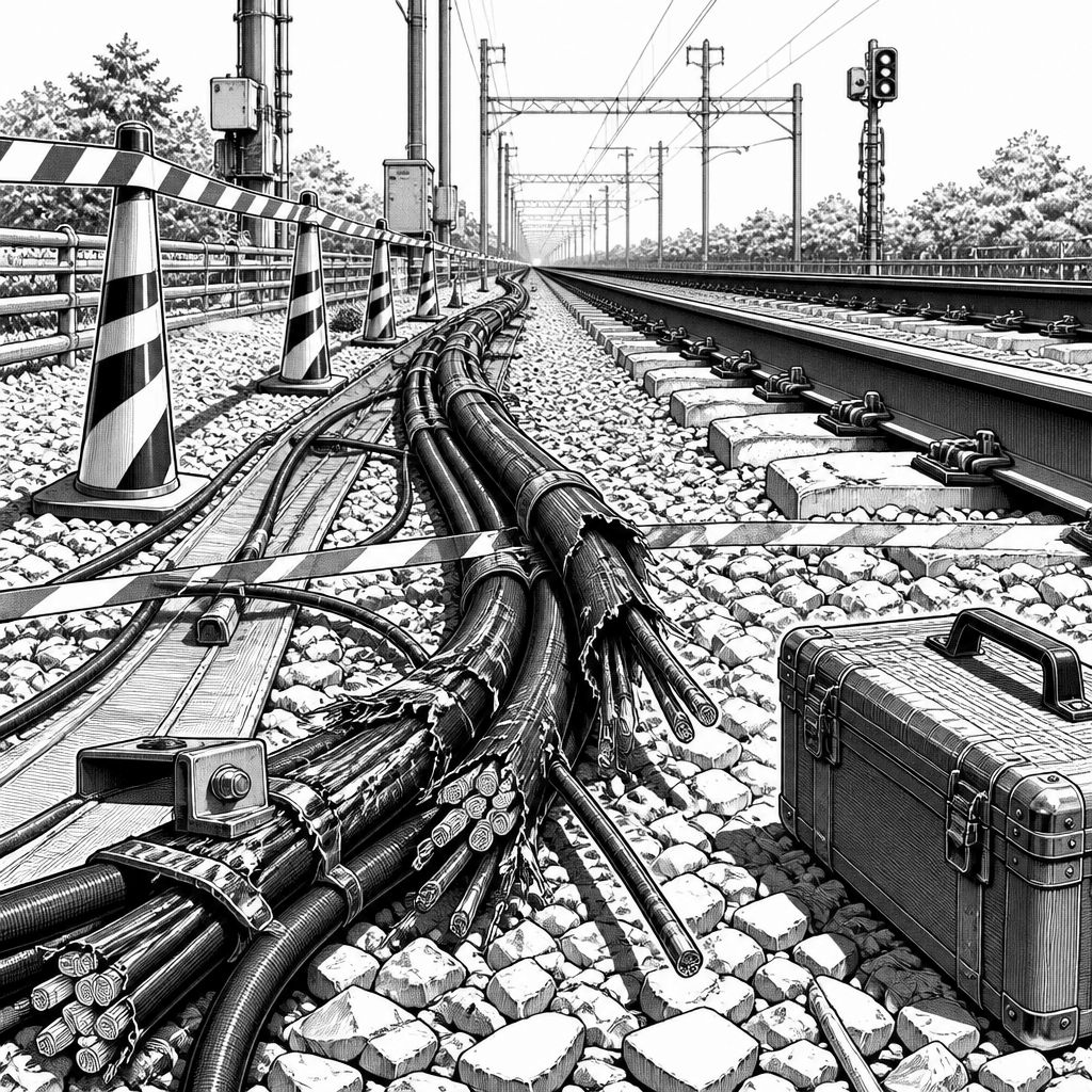 Vandalismus an Bahnkabeln in NRW: Fernverkehr gestört, 300 Züge betroffen Vandalismus an Bahnkabeln in NRW: Fernverkehr gestört, 300 Züge betroffen