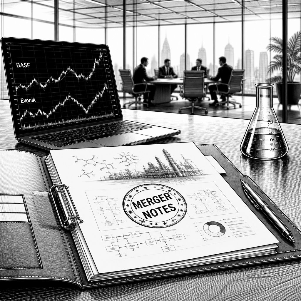 BASF sondiert Übernahme von Evonik: Aktien reagieren stark BASF sondiert Übernahme von Evonik: Aktien reagieren stark