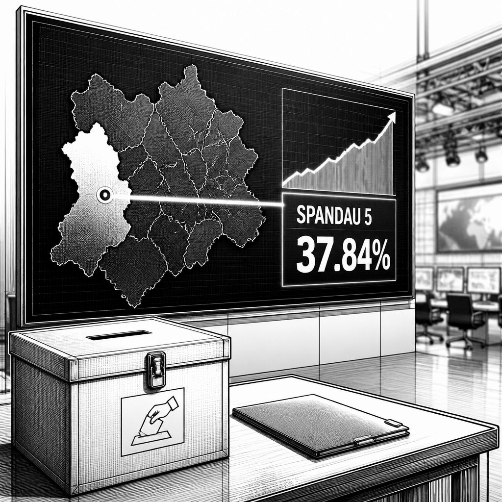 Kai Wegner verteidigt Direktmandat in Spandau 5 – 32 % nach Teilauszählung Kai Wegner verteidigt Direktmandat in Spandau 5 – 32 % nach Teilauszählung