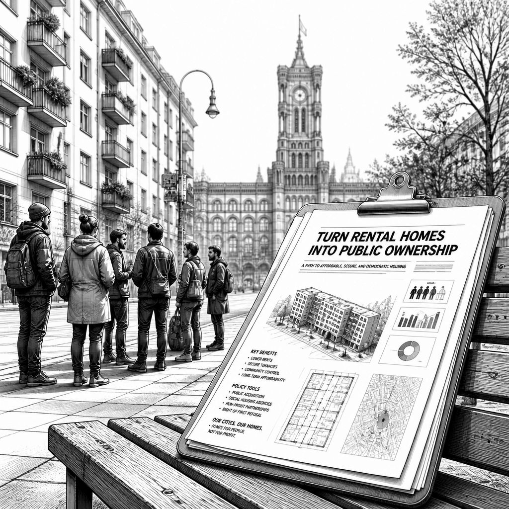 Initiative drängt Berlins Linke: Vergesellschaftung zur Koalitionspriorität machen Initiative drängt Berlins Linke: Vergesellschaftung zur Koalitionspriorität machen