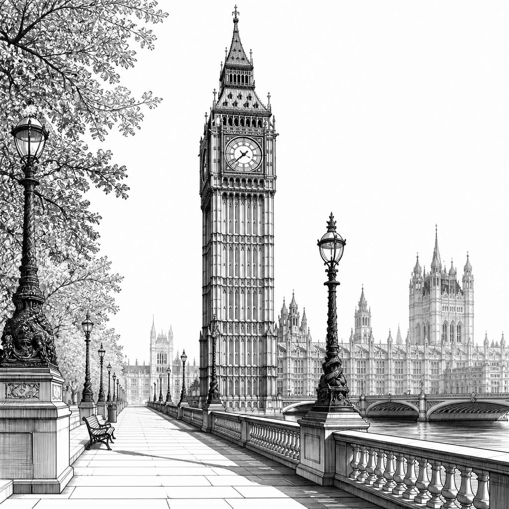 Big Ben & Elizabeth Tower in Westminster: Uhr, Glocke und Baugeschichte Big Ben & Elizabeth Tower in Westminster: Uhr, Glocke und Baugeschichte