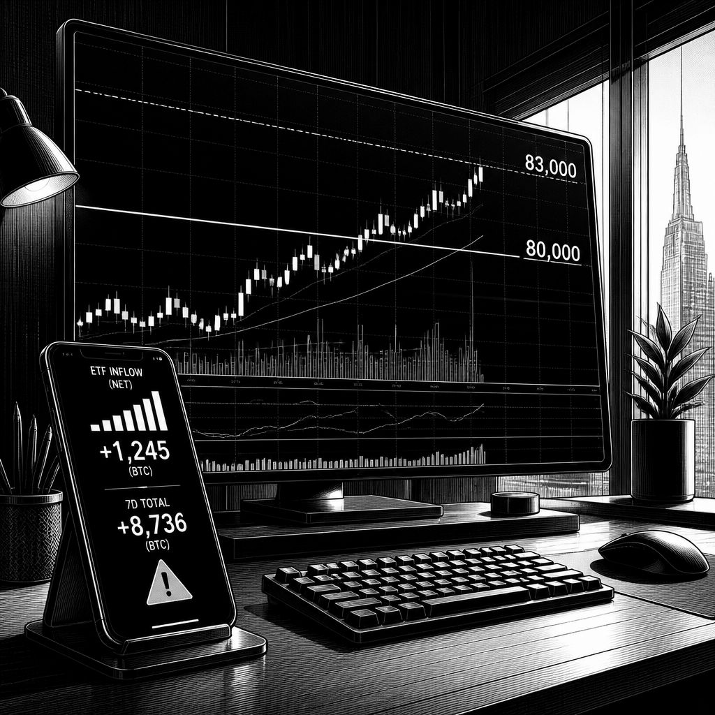 Bitcoin über 80.000 US-Dollar: Entscheidend wird der Close über 83.000 Bitcoin über 80.000 US-Dollar: Entscheidend wird der Close über 83.000