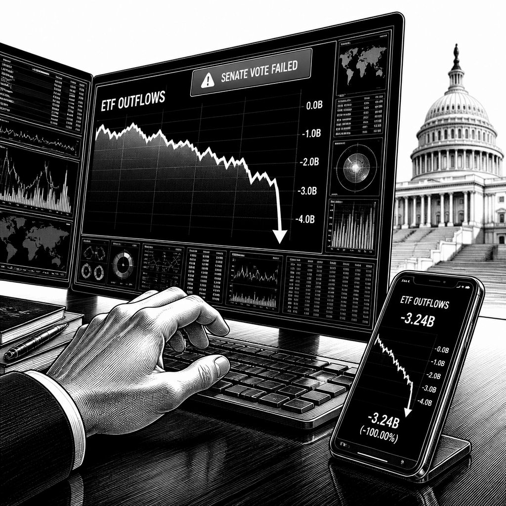 Bitcoin-ETF-Abflüsse nach gescheitertem Clarity-Act-Votum: Markt wartet auf Zins- und Regulierungsimpulse Bitcoin-ETF-Abflüsse nach gescheitertem Clarity-Act-Votum: Markt wartet auf Zins- und Regulierungsimpulse