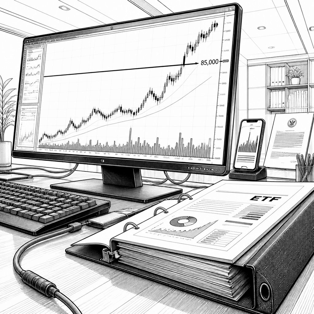 Bitcoin erobert 85.000 US-Dollar zurück: ETFs treiben die Rally Bitcoin erobert 85.000 US-Dollar zurück: ETFs treiben die Rally