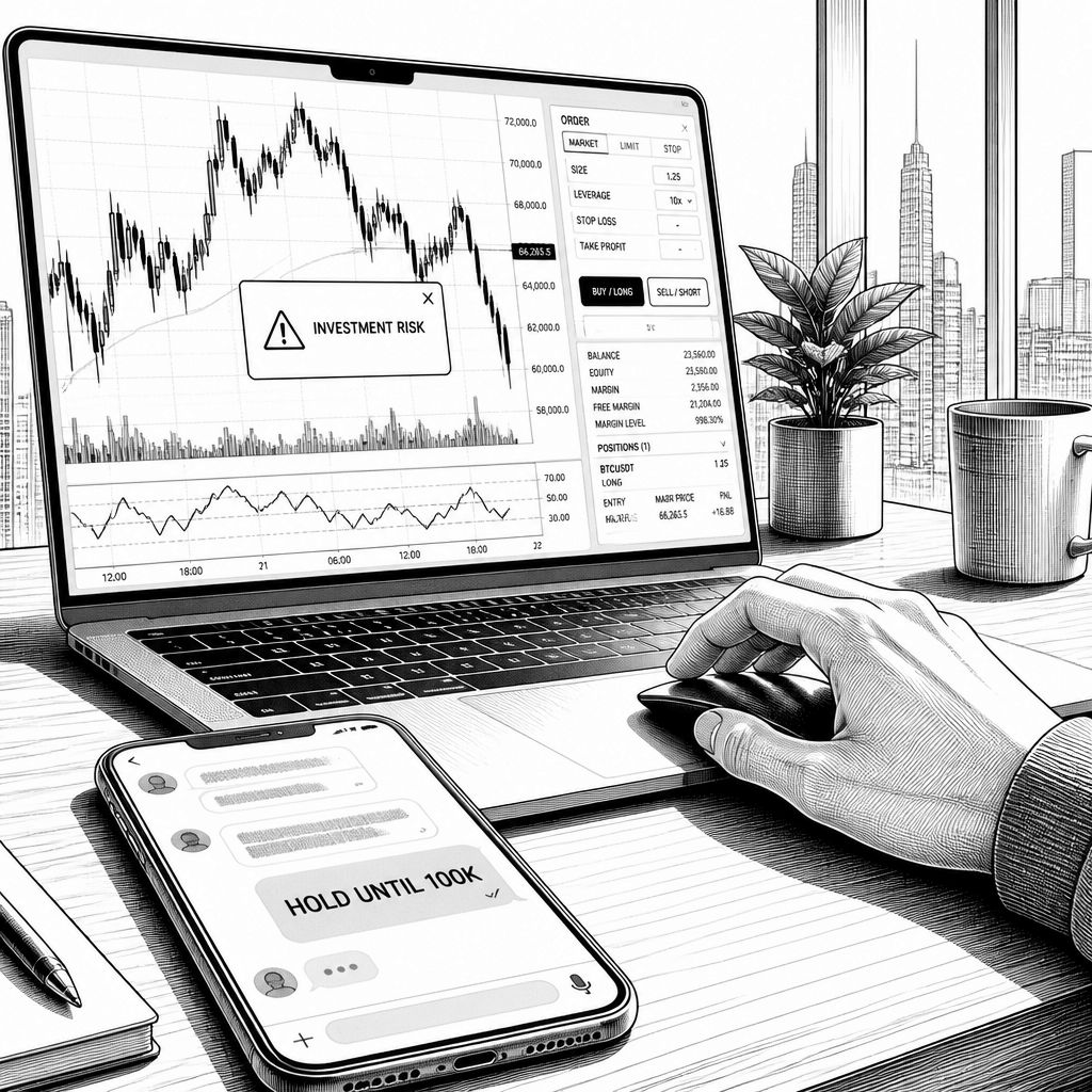 Bitcoin-Wette bis 100.000 US-Dollar: Warum solche Versprechen riskant sind Bitcoin-Wette bis 100.000 US-Dollar: Warum solche Versprechen riskant sind