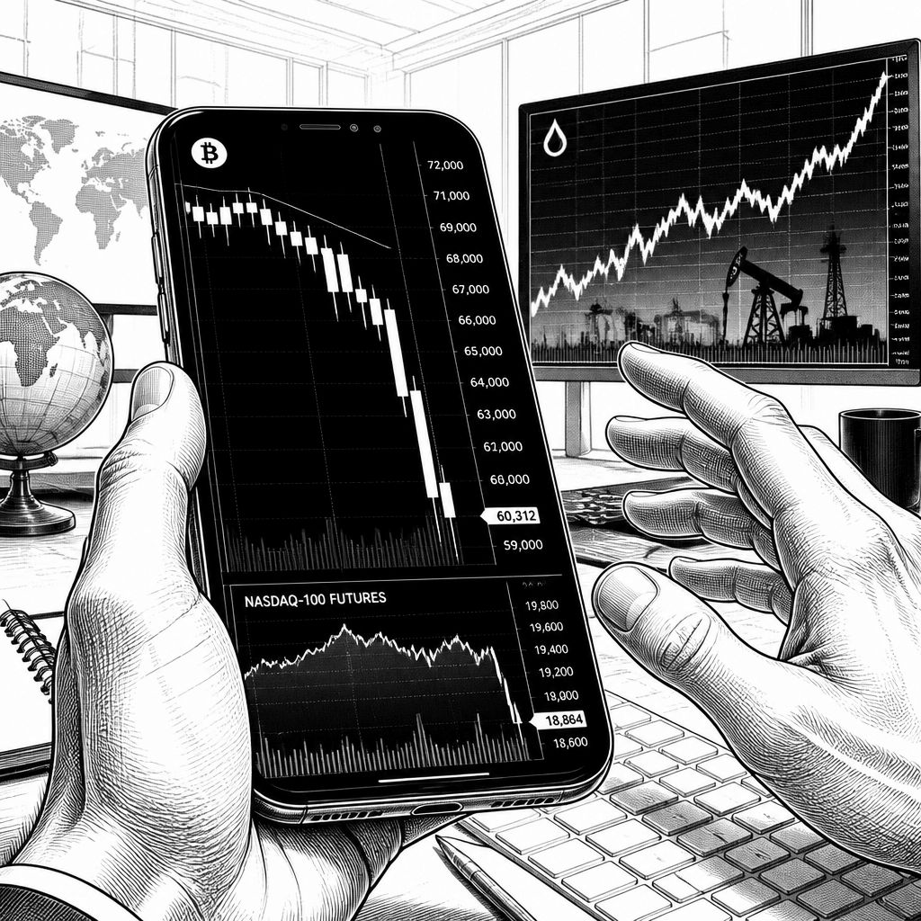 Bitcoin und Nasdaq-Futures fallen nach Trumps Iran-Andeutung Bitcoin und Nasdaq-Futures fallen nach Trumps Iran-Andeutung