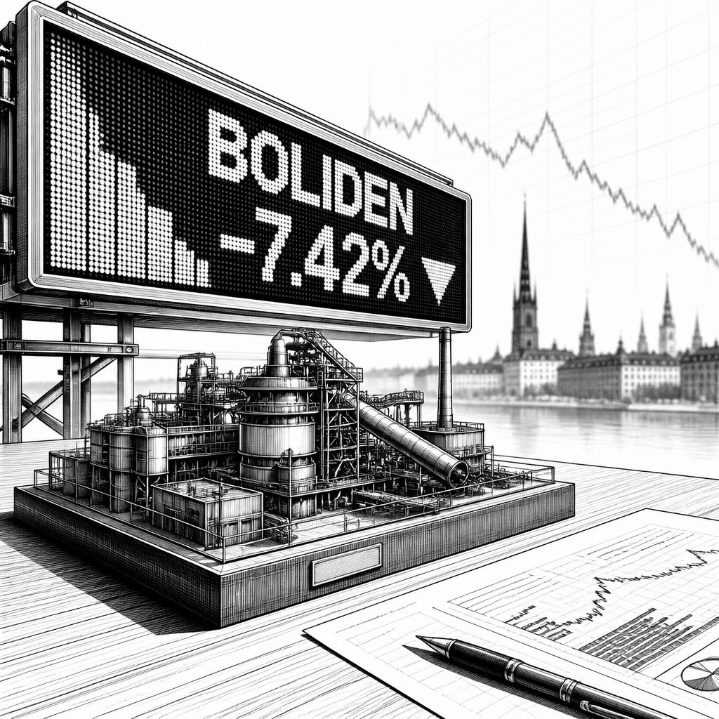 Boliden-Aktie startet schwächer: -4,4 % nach Handelsschluss in Stockholm Boliden-Aktie startet schwächer: -4,4 % nach Handelsschluss in Stockholm
