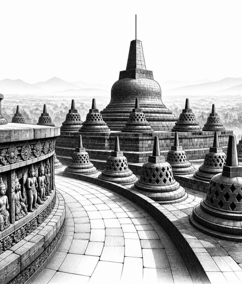ai-borobudur-unesco-mandala