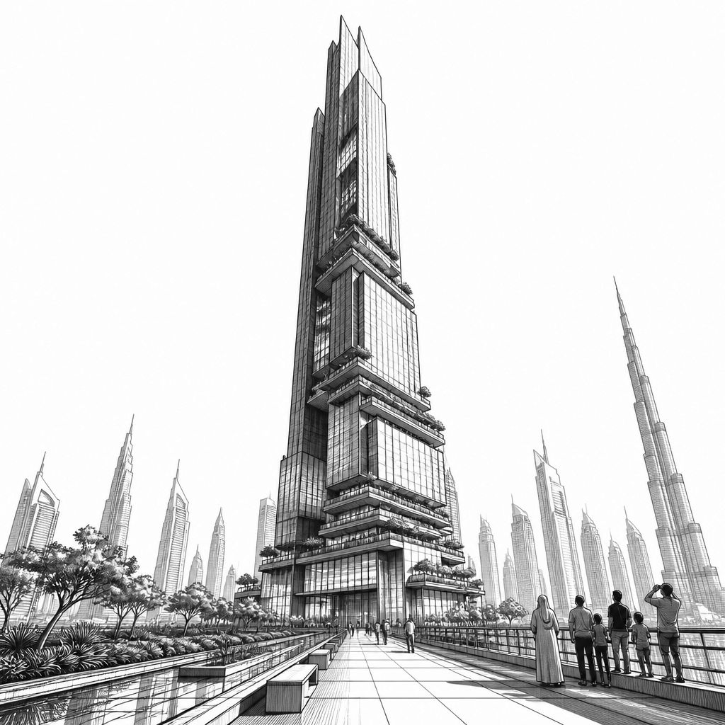 Burj Khalifa: Die vertikale Stadt aus Glas und Stahl im Herzen von Dubai Burj Khalifa: Die vertikale Stadt aus Glas und Stahl im Herzen von Dubai