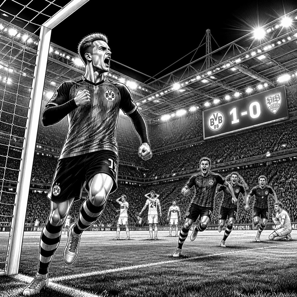 BVB gewinnt in Stuttgart 1:0 und bleibt Tabellenführer gegen VfB BVB gewinnt in Stuttgart 1:0 und bleibt Tabellenführer gegen VfB