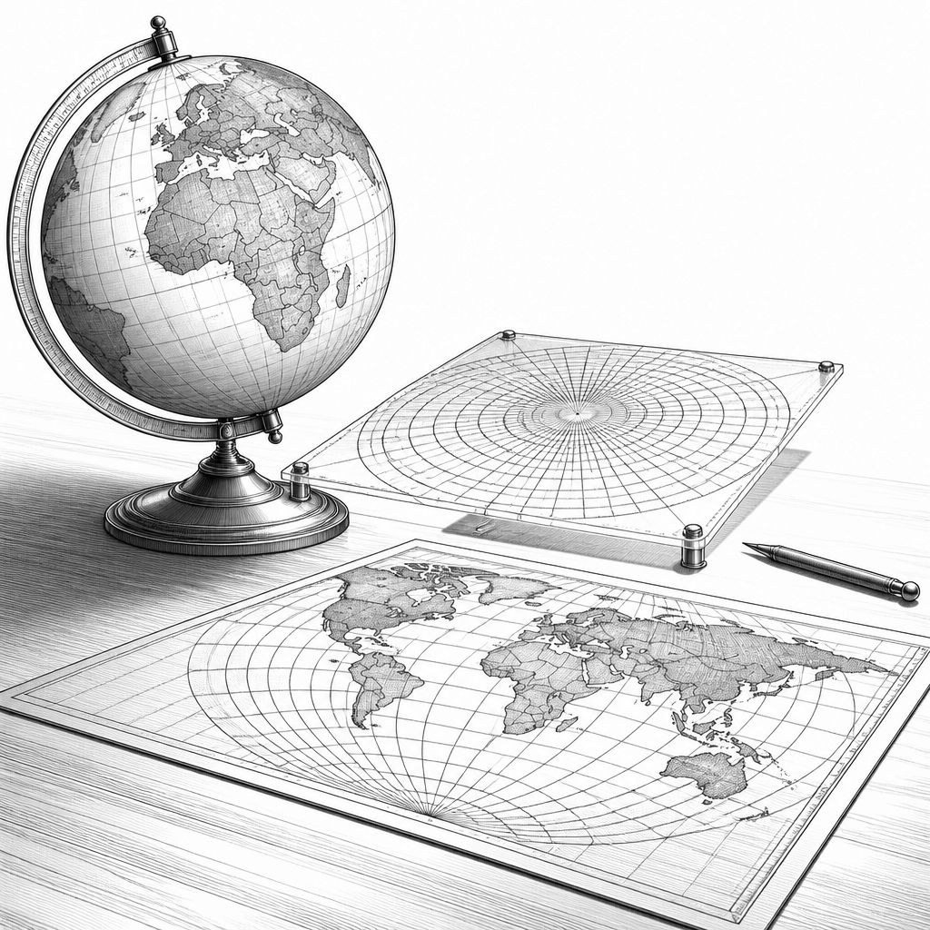 Warum Erdkarten Planeten verzerren und wie Projektionen das ausgleichen Warum Erdkarten Planeten verzerren und wie Projektionen das ausgleichen