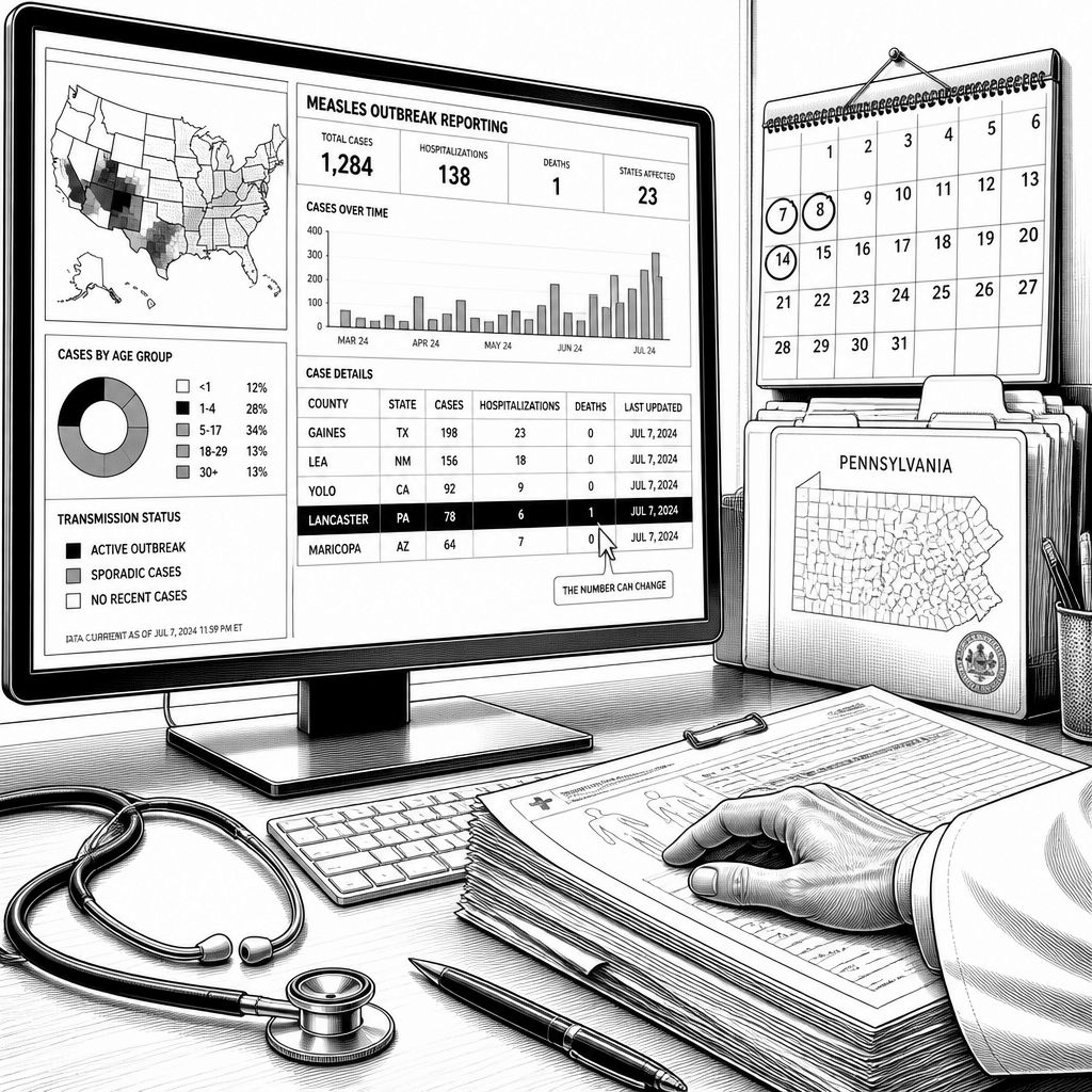 CDC meldet ersten Masern-Todesfall 2026 – doch Zuordnung zu Pennsylvania bleibt unklar CDC meldet ersten Masern-Todesfall 2026 – doch Zuordnung zu Pennsylvania bleibt unklar