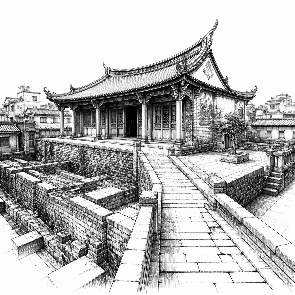 Chihkan Lou in Tainan: Kolonialfort trifft chinesische Hallen Chihkan Lou in Tainan: Kolonialfort trifft chinesische Hallen