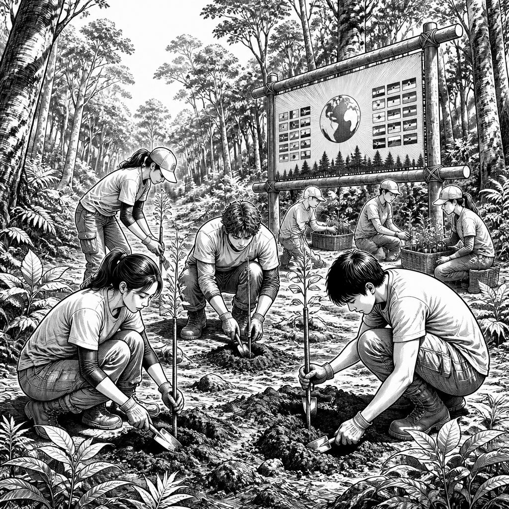 Click A Tree plant mit 67 Nationen Weltrekord – KI-freies Klimasponsoring im Wald Click A Tree plant mit 67 Nationen Weltrekord – KI-freies Klimasponsoring im Wald