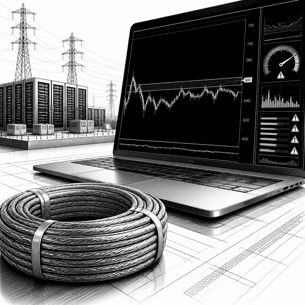 Kupfer-Short und KI-Boom: Rechenzentren brauchen Strom – Verzögerungen bremsen Kupfer-Short und KI-Boom: Rechenzentren brauchen Strom – Verzögerungen bremsen