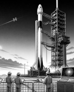 ai-crew-13-nasa-falcon-dragon-launch-pad