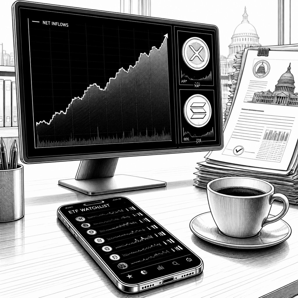 XRP-ETFs verlängern Zuflussserie, Solana-Fonds legen noch stärker zu XRP-ETFs verlängern Zuflussserie, Solana-Fonds legen noch stärker zu