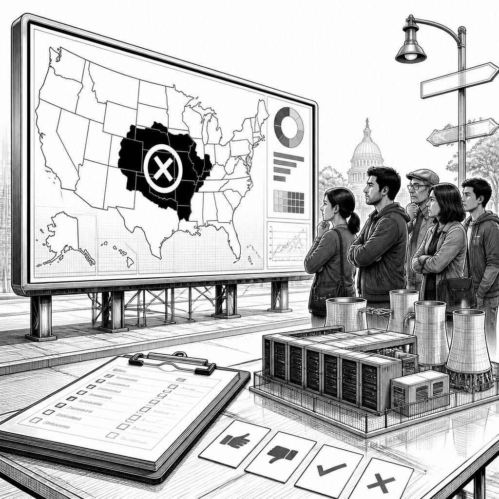 US-Wähler skeptisch: KI-Rechenzentren stoßen auf Gegenwehr und Klimasorgen US-Wähler skeptisch: KI-Rechenzentren stoßen auf Gegenwehr und Klimasorgen
