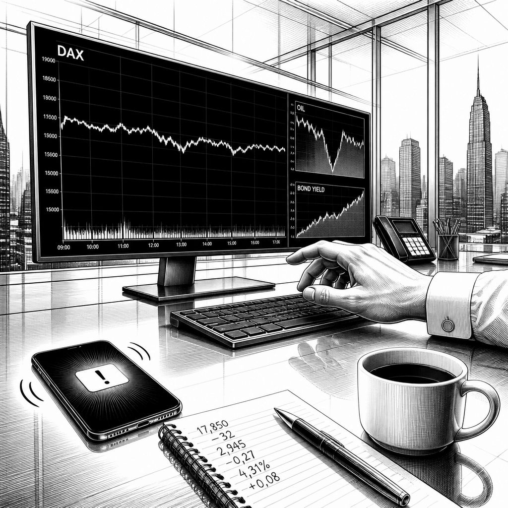 DAX stabilisiert sich: Ölpreis, US-Zinsen und Iran-Drohungen dominieren den Handel DAX stabilisiert sich: Ölpreis, US-Zinsen und Iran-Drohungen dominieren den Handel