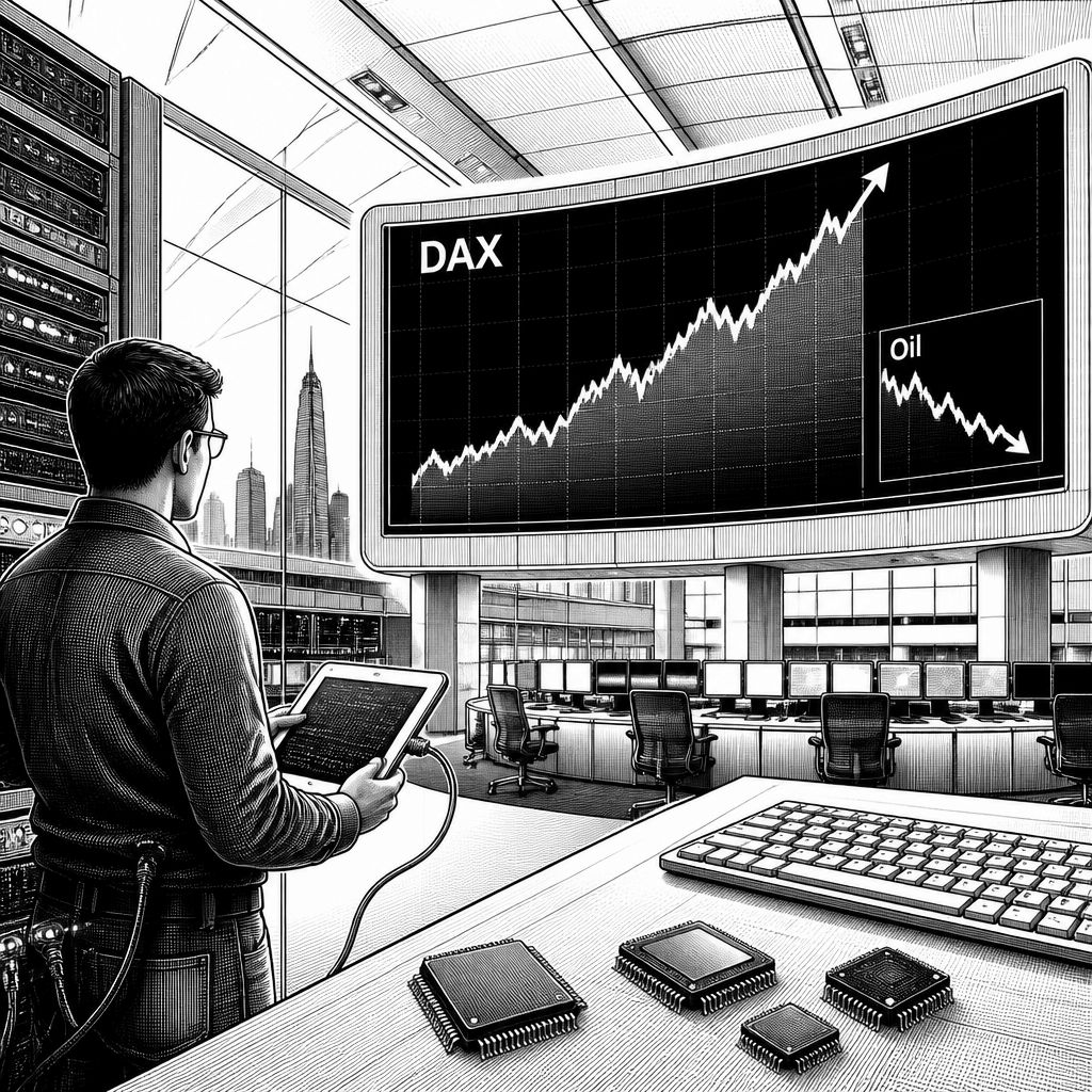 DAX steigt dank sinkender Ölpreise und KI-Schub aus Asien DAX steigt dank sinkender Ölpreise und KI-Schub aus Asien