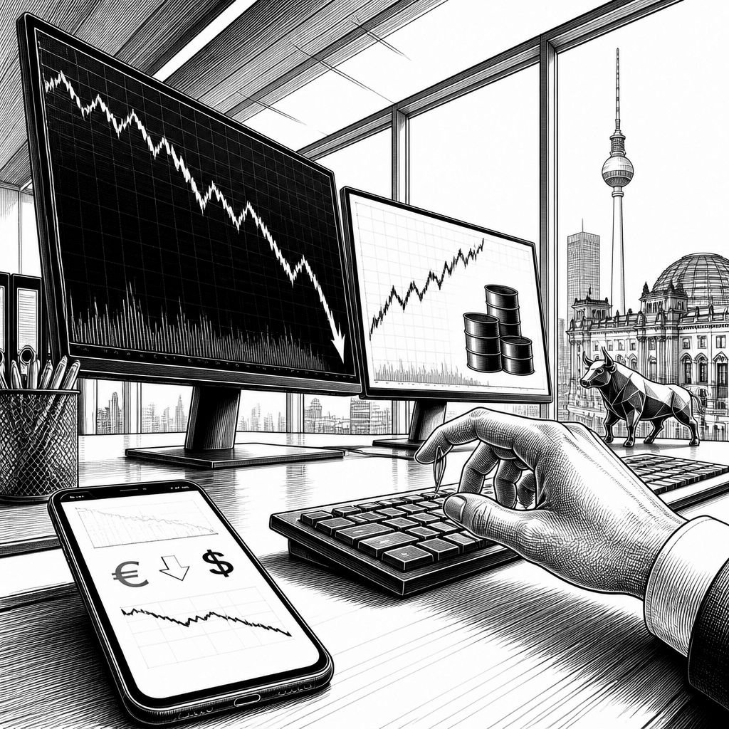DAX fällt wegen Öl und Zinsen: Wachstumsaussichten steigen, Risiko bleibt DAX fällt wegen Öl und Zinsen: Wachstumsaussichten steigen, Risiko bleibt