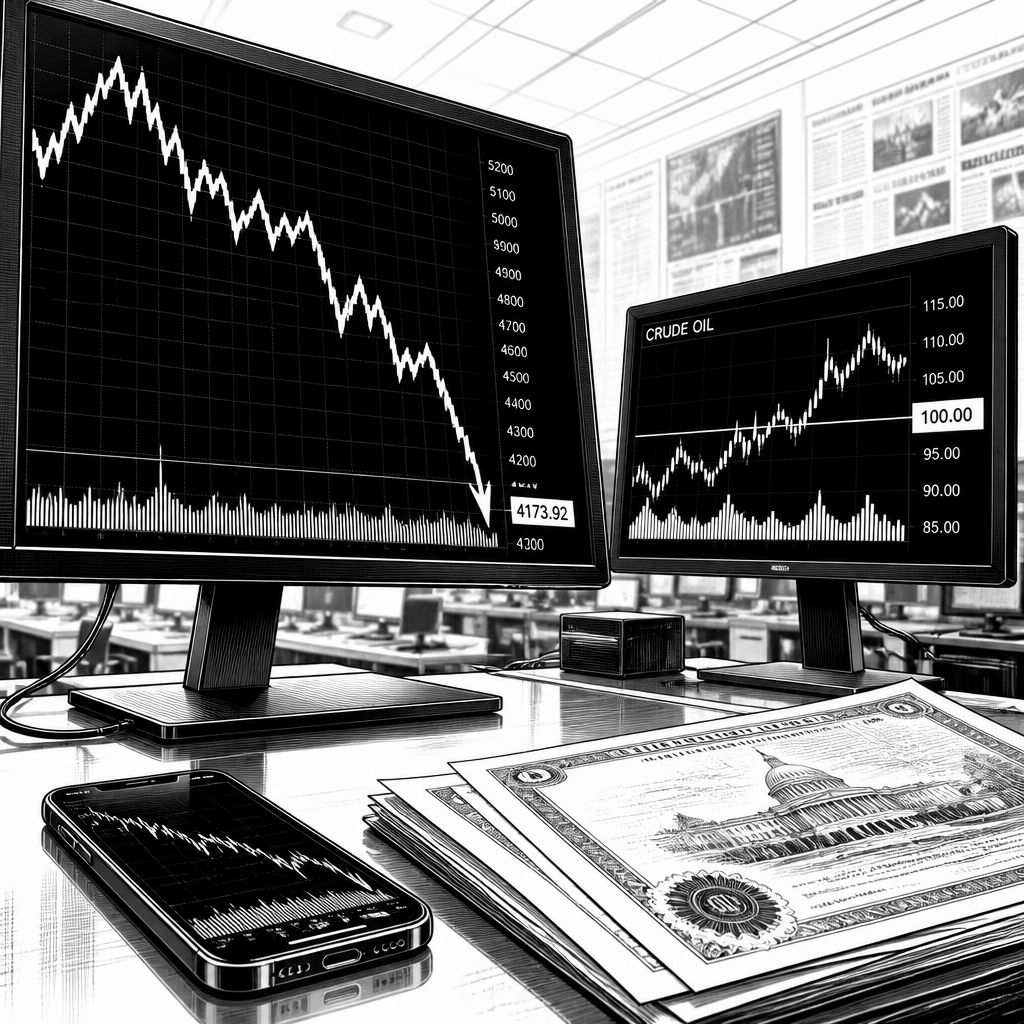 DAX schwächelt wegen Öl und Zinsen: Tech verliert Halt, Washington setzt Impulse DAX schwächelt wegen Öl und Zinsen: Tech verliert Halt, Washington setzt Impulse