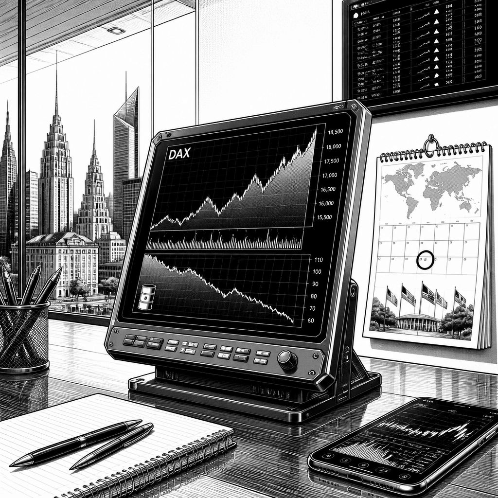 DAX startet mit Rückenwind: Ölpreise sinken, KI-Themen treiben Technologiewerte DAX startet mit Rückenwind: Ölpreise sinken, KI-Themen treiben Technologiewerte