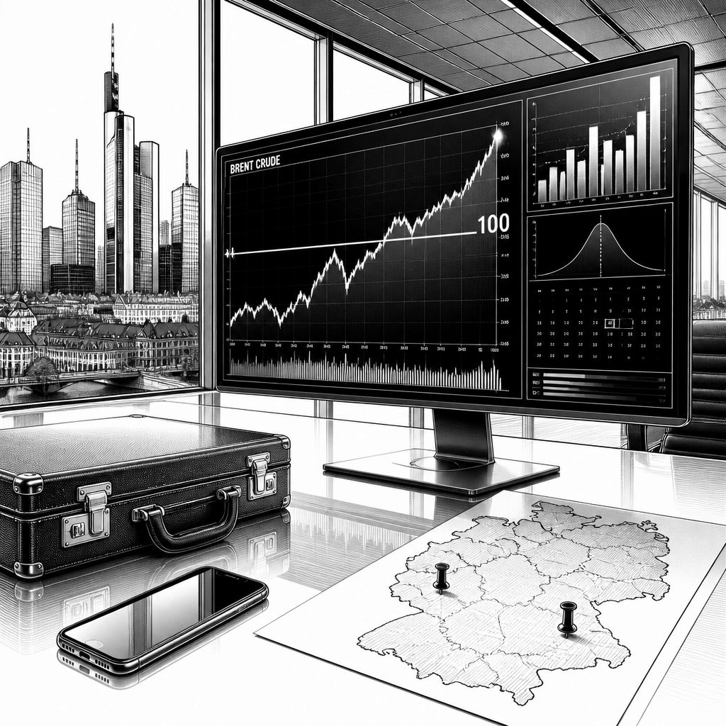 DAX-Wochenstart: Hohe Brent-Ölpreise, Ifo-Fokus und Zinsimpulse DAX-Wochenstart: Hohe Brent-Ölpreise, Ifo-Fokus und Zinsimpulse