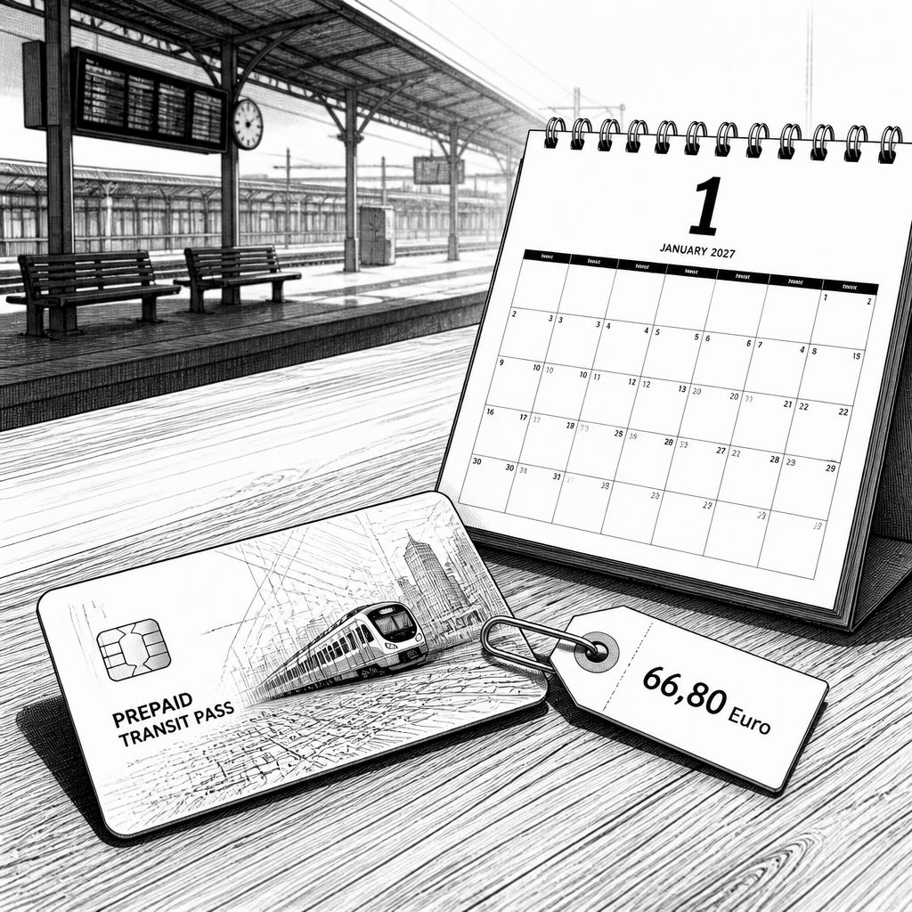 Deutschlandticket wird 2027 teurer: Preis steigt auf 66,80 Euro Deutschlandticket wird 2027 teurer: Preis steigt auf 66,80 Euro