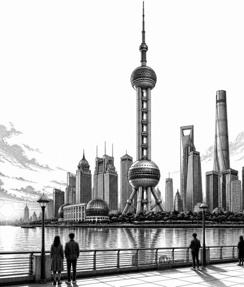 ai-dongfang-mingzhu-kugelturm-shanghai-pudong