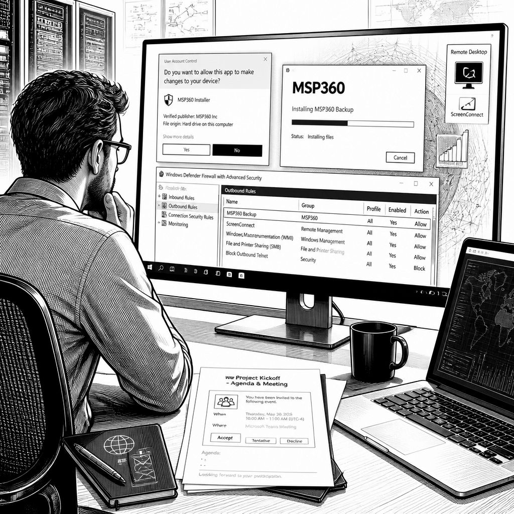 MSP360-Installer als Köder: Phishing-Kette installiert ScreenConnect für Dual-RMM Angriffe MSP360-Installer als Köder: Phishing-Kette installiert ScreenConnect für Dual-RMM Angriffe
