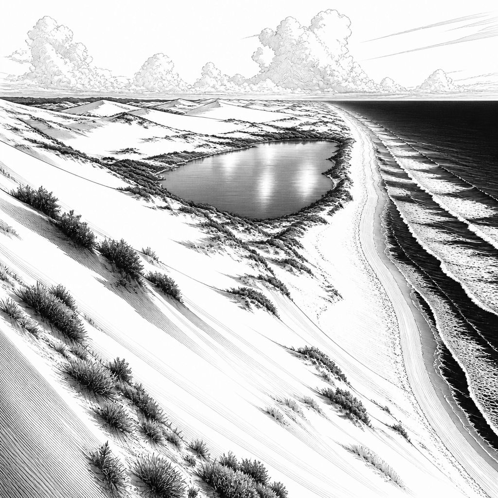Dunas de Genipabu bei Natal: bewegliche Dünen, Lagune und Atlantikküste Dunas de Genipabu bei Natal: bewegliche Dünen, Lagune und Atlantikküste